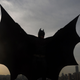 A Batman cosplayer